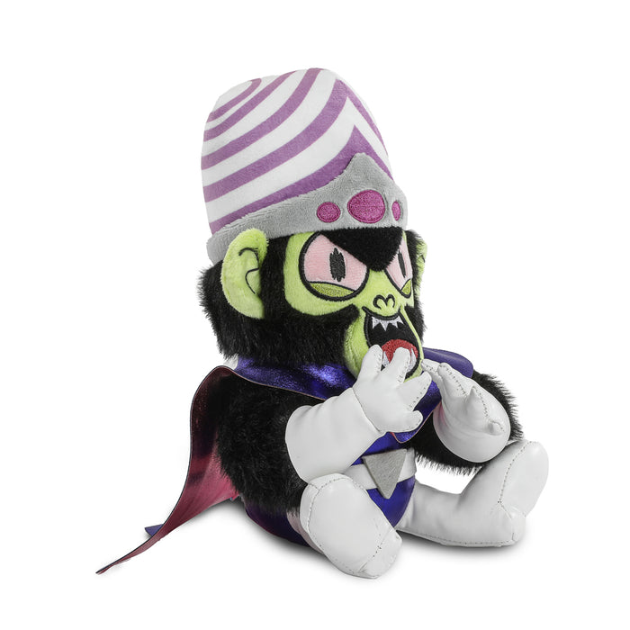 Powerpuff Girls Mojo Jojo and HIM Phunny plush toys, soft collectible plush characters from the Powerpuff Girls series.