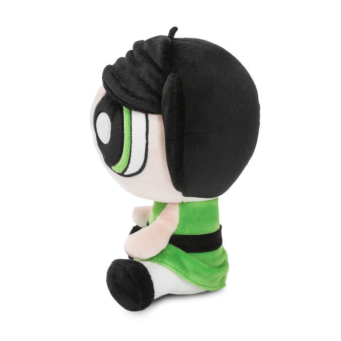 Set of five Powerpuff Girls and villains Phunny plush toys featuring Buttercup, Blossom, Bubbles, and characters from Powerpuff Girls.