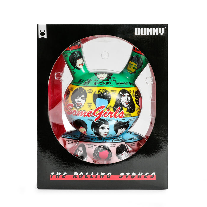 8-inch Dunny figure of The Rolling Stones ICON edition featuring Some Girls album art, limited edition collectible toy.