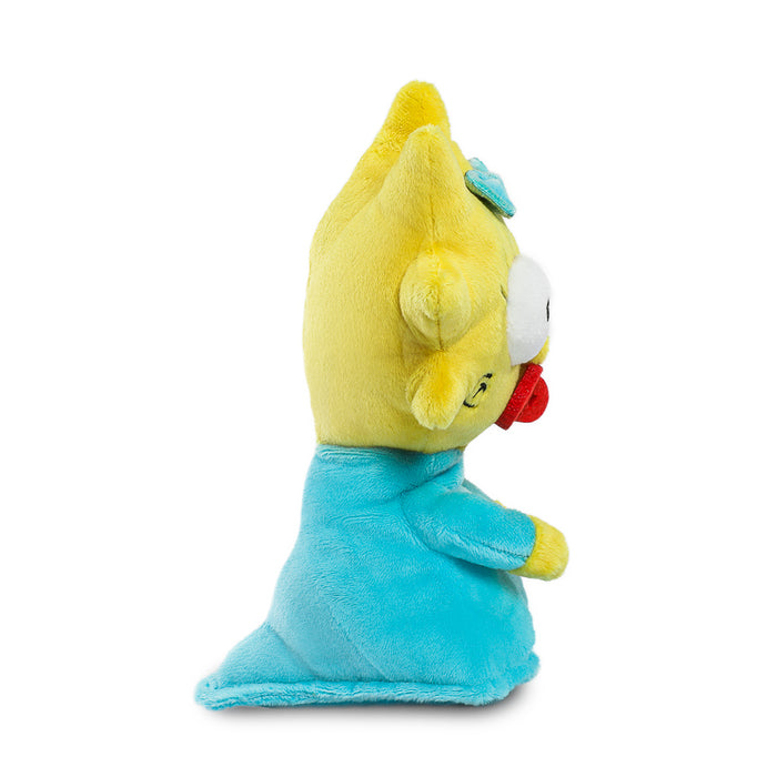 Set of five Simpsons Family Phunny Plush toys featuring Maggie, Homer, Marge, Bart, and Lisa from The Simpsons animated series.