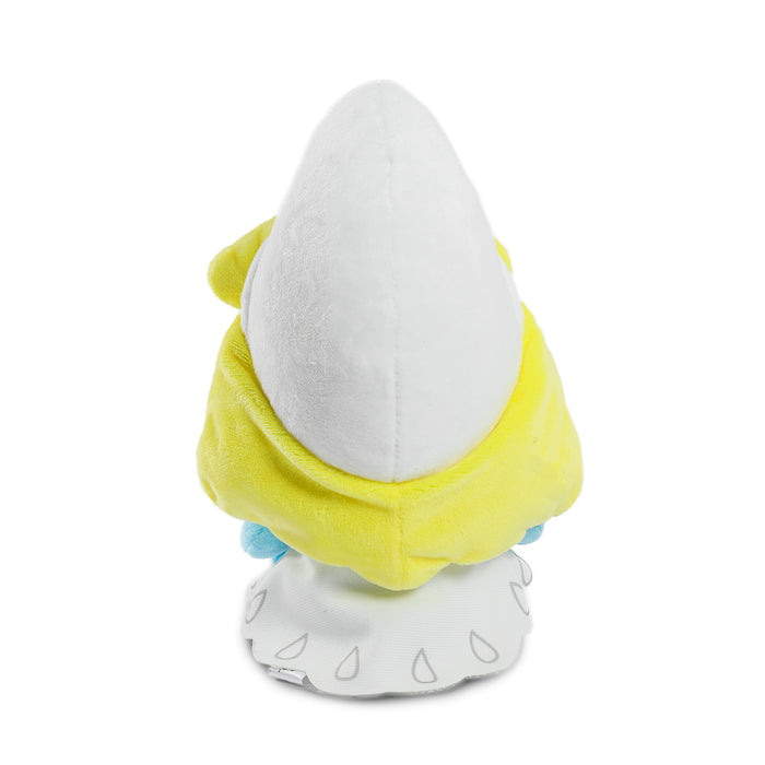 Smurfette plush toy from The Smurfs brand, soft and cuddly with detailed blue and white fabric, perfect for fans and collectors.