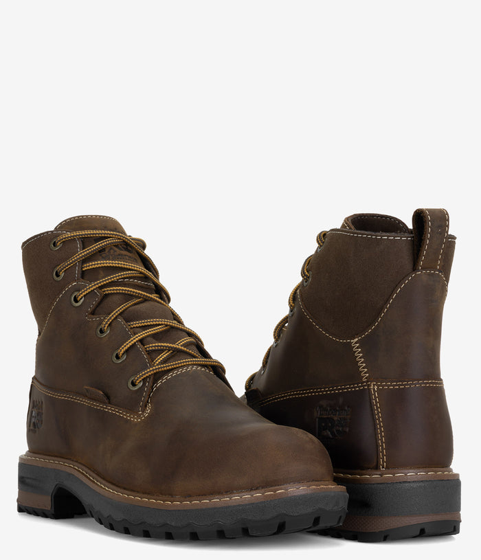 Timberland PRO Hightower 6" Alloy Toe Waterproof Work Boot - Darkbrown