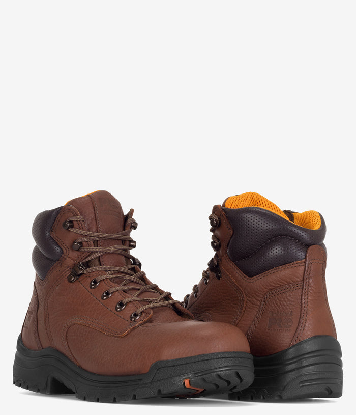 Timberland PRO Titan 6" Alloy Safety Toe Work Boot - Coffee