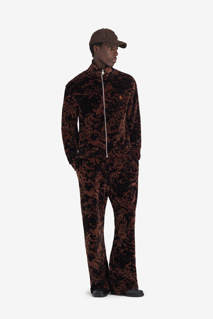 CLAIRE TABOURET + ETUDES STUDIO TRACKJACKET DARK BROWN 4