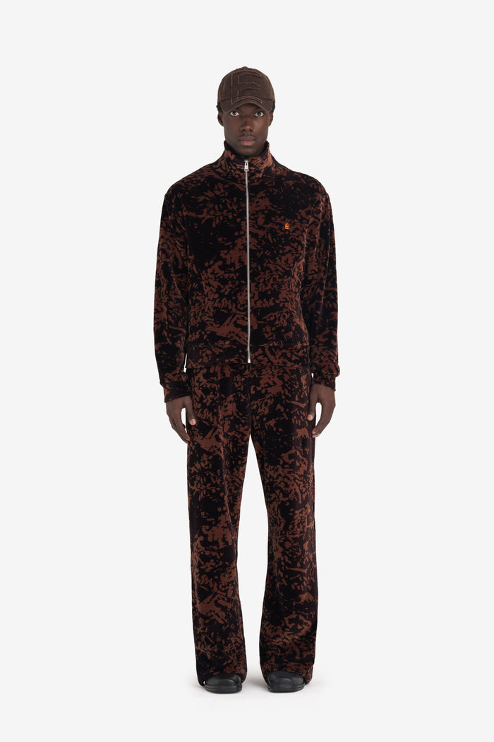CLAIRE TABOURET + ETUDES STUDIO TRACKJACKET DARK BROWN 3
