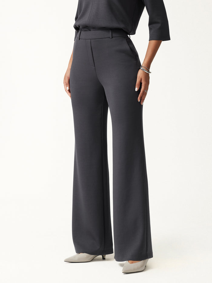 OGLmove TravelEase Lyocell High-Rise Wide Leg Pants with Pockets