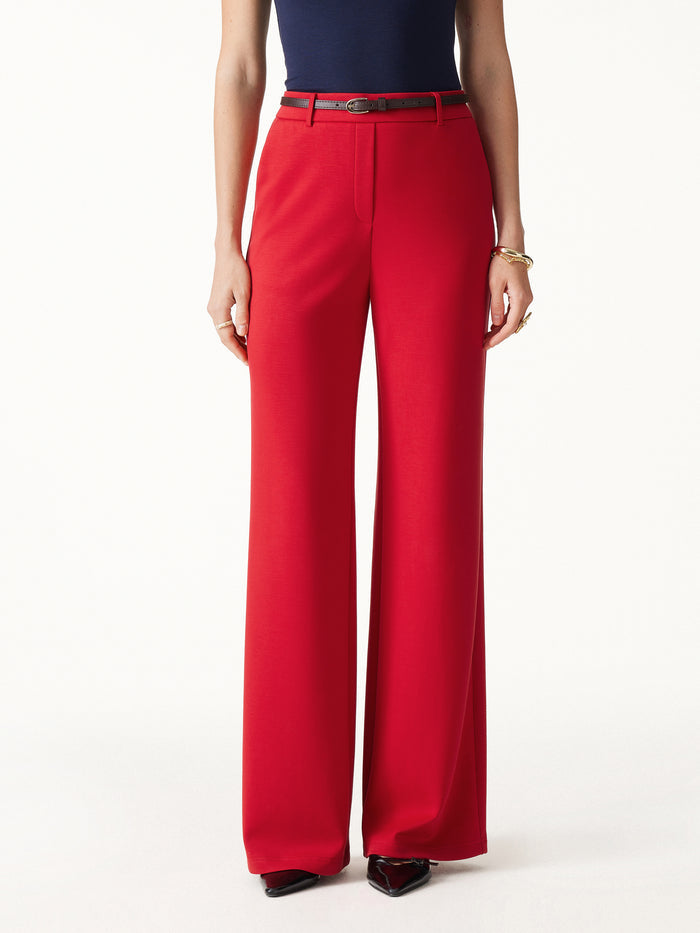 OGLmove TravelEase Lyocell High-Rise Wide Leg Pants with Pockets