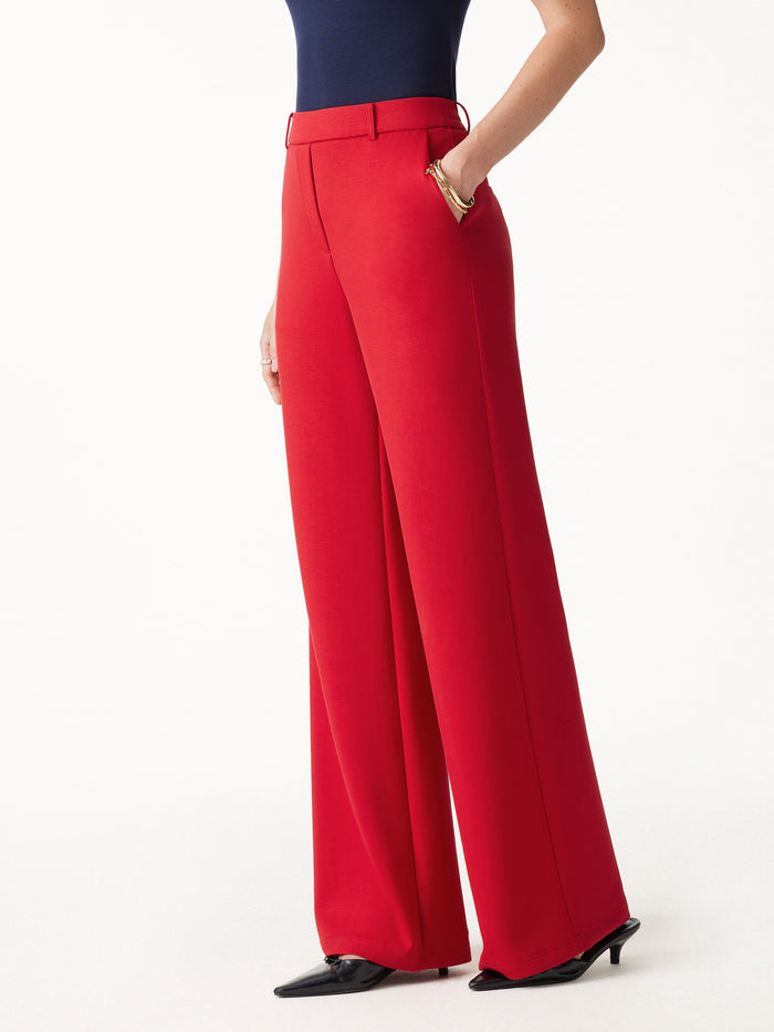 OGLmove TravelEase Lyocell High-Rise Wide Leg Pants with Pockets