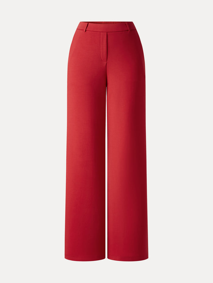 OGLmove TravelEase Lyocell High-Rise Wide Leg Pants with Pockets