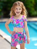 Tropical Bloom Sarong Swimsuit Cover-Up