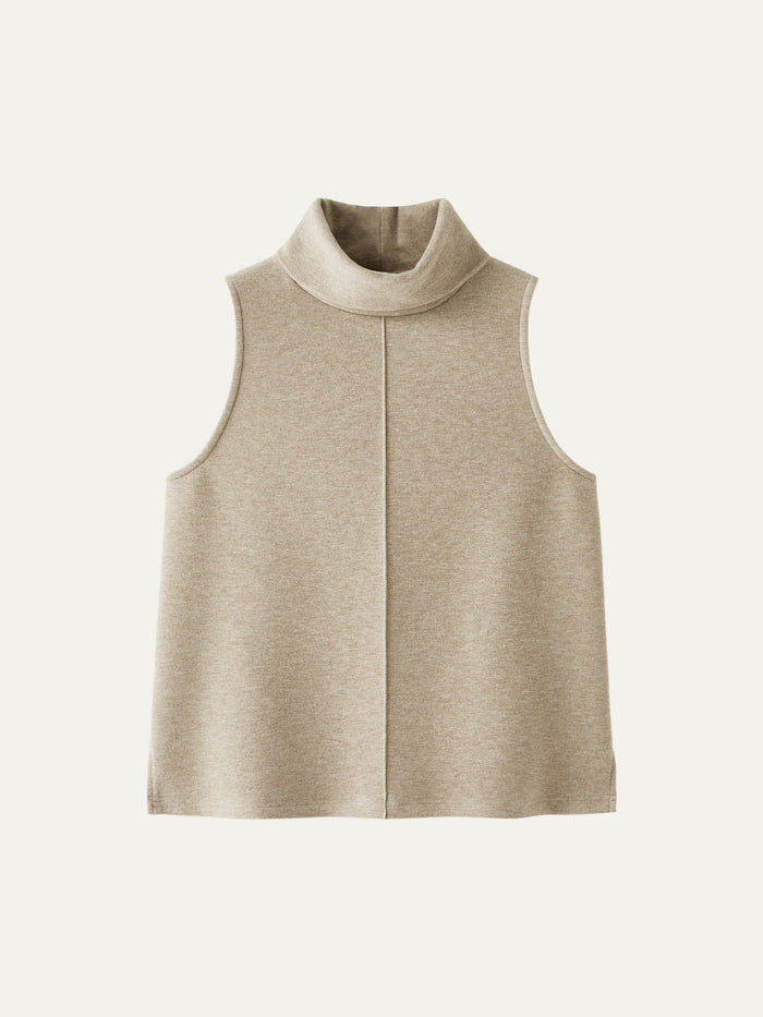 OGLmove Turtle Neck Split Hem Top