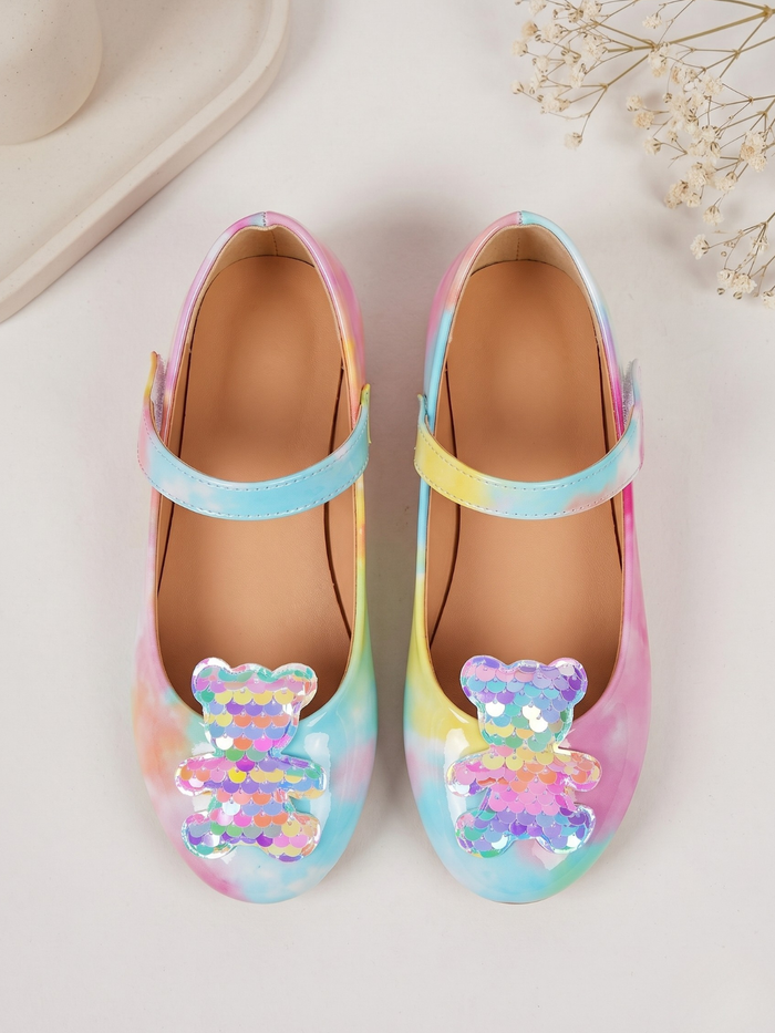 Twinkle Treat Rainbow Gummy Bear Flats Mia Belle Girls