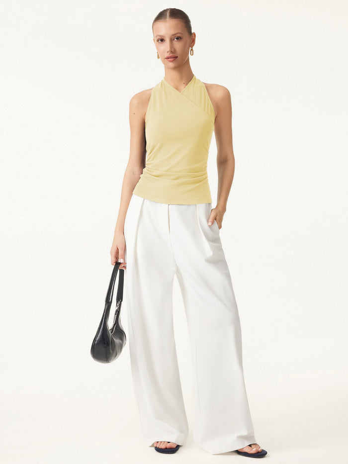 OGLmove Ultrasoft Surplice Sleeveless Top