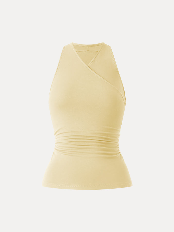 OGLmove Ultrasoft Surplice Sleeveless Top