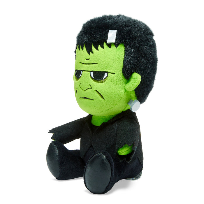 Universal Monsters Frankenstein's Monster 8-inch Phunny Plush by Kidrobot, soft and cuddly collectible toy with detailed features.