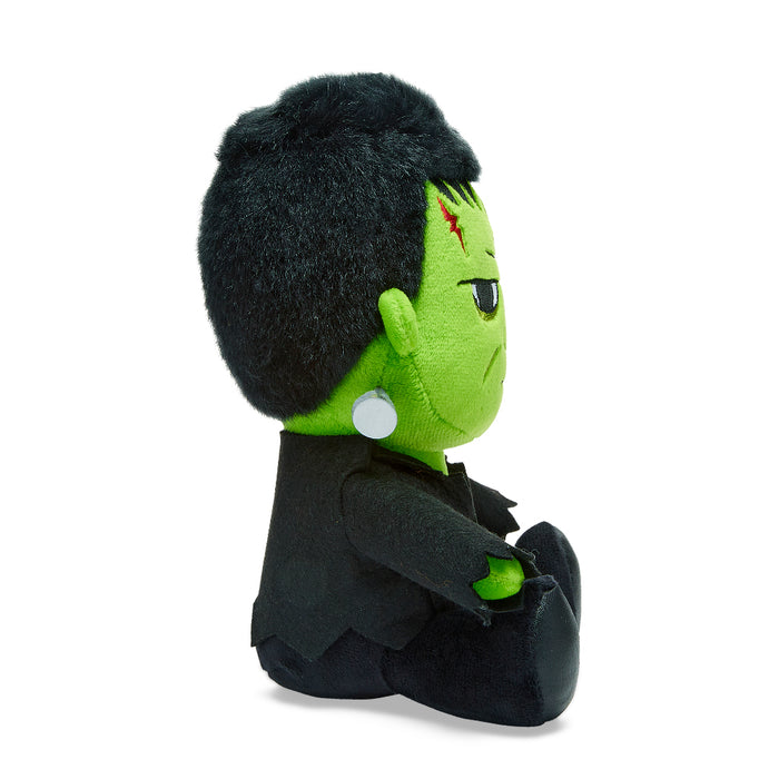 Universal Monsters Frankenstein's Monster 8-inch Phunny Plush by Kidrobot, soft stuffed toy with detailed monster features.