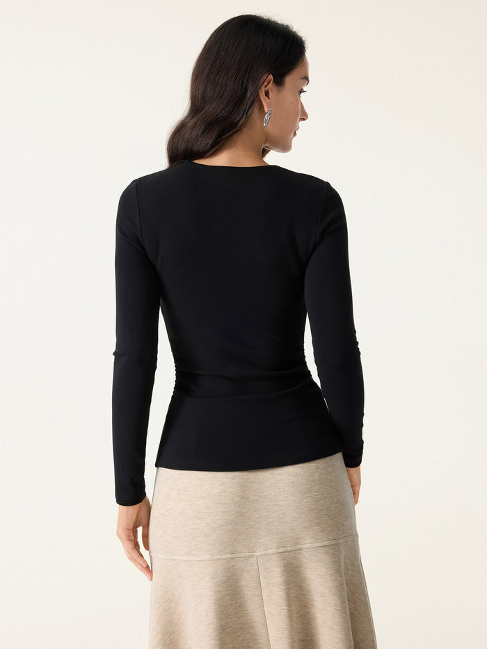 OGLmove V-Neck Ruched Sides Bra Top