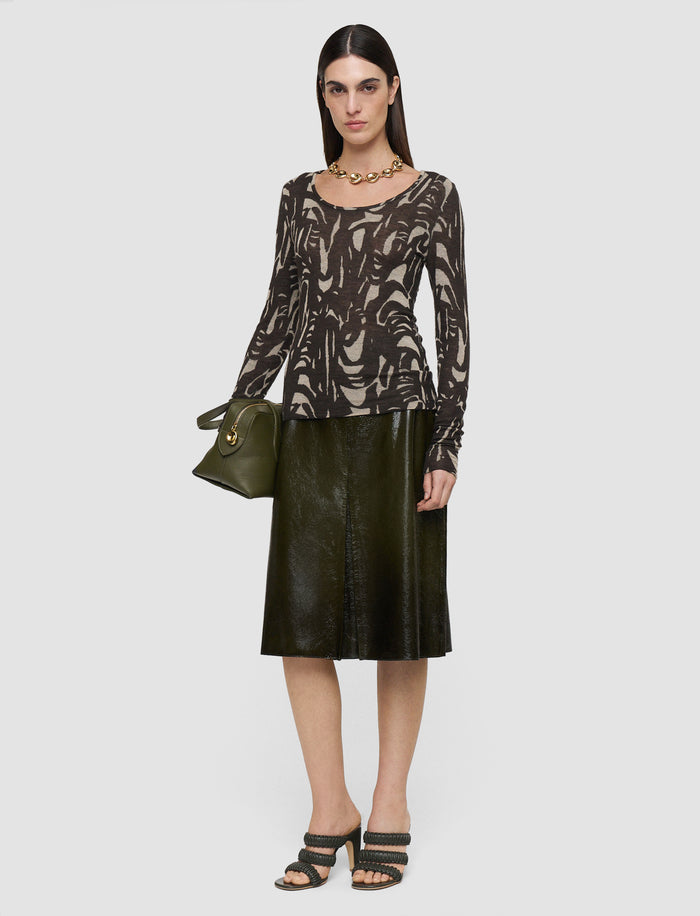 Villa Cashair Jacquard Top