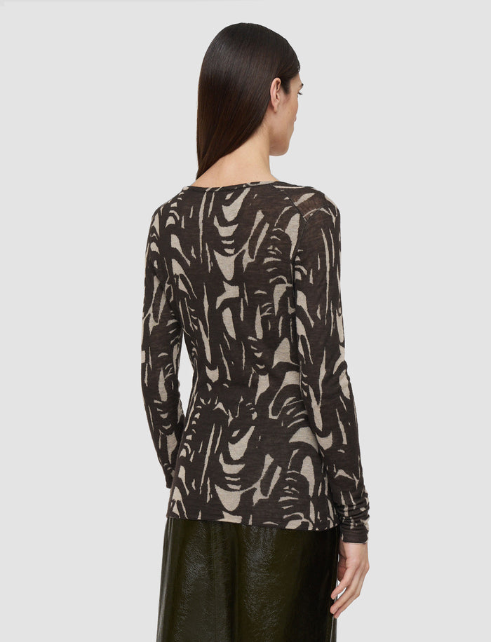 Villa Cashair Jacquard Top