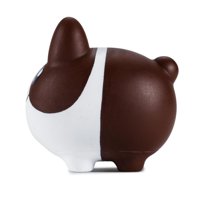 Vinyl 1.5-inch Labbit figure with Littons 6-pack, collectible toy with detailed design and vibrant colors, by Labbit brand.