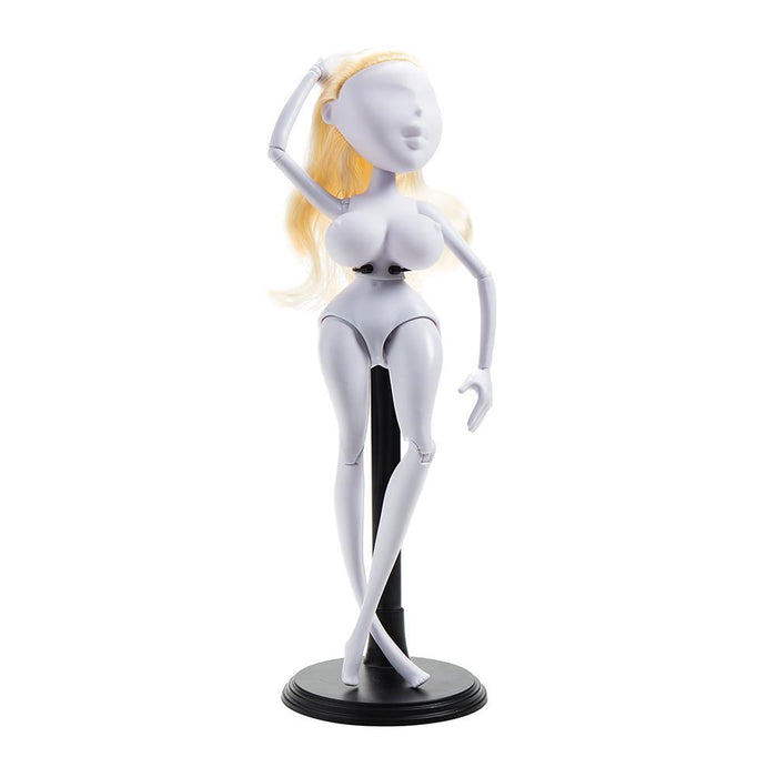 Vladonna blonde hair DIY alternative fashion doll art figure with vinyl body and customizable features