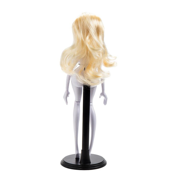 Vladonna Blonde Hair DIY Alternative Fashion Doll art figure with vinyl body and customizable hairstyle, detailed and vibrant.