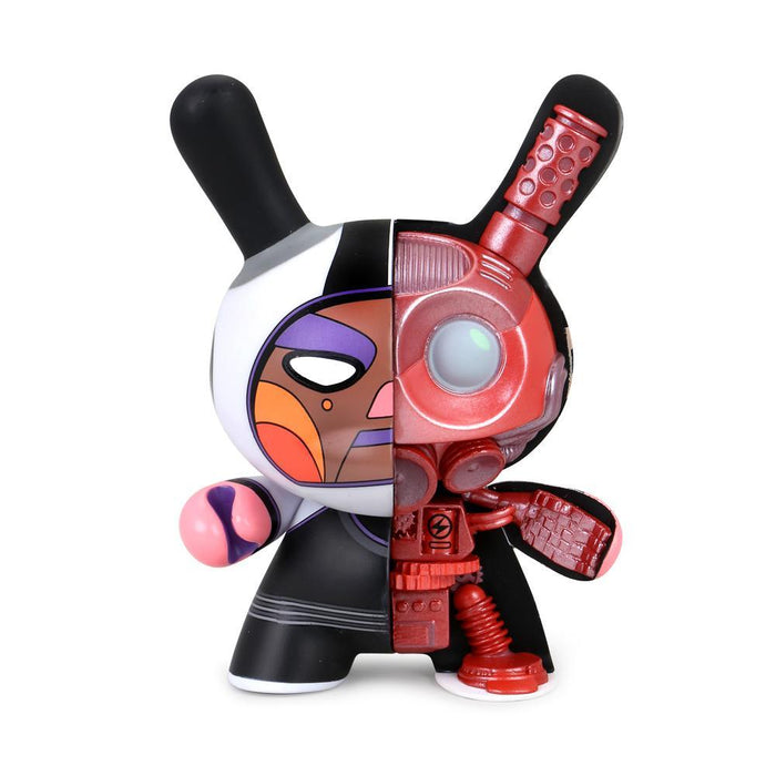 Void 5-inch Mecha Half-Ray Android Dunny by Dirty Robot Create Edition, featuring a detailed robotic design and vibrant colors.