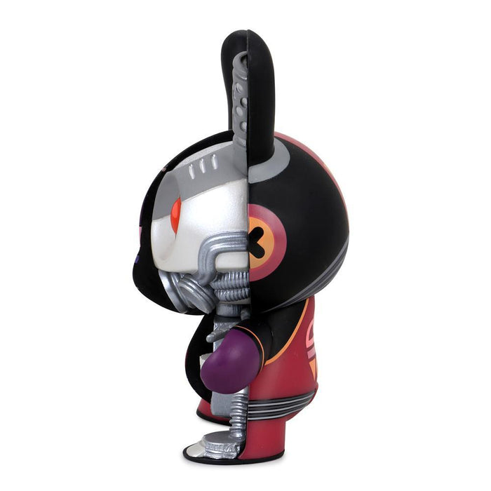 Void 5-inch Mecha Half-Ray Android Dunny by Dirty Robot in Destroy Edition, featuring a detailed robotic design and bold artistic style.