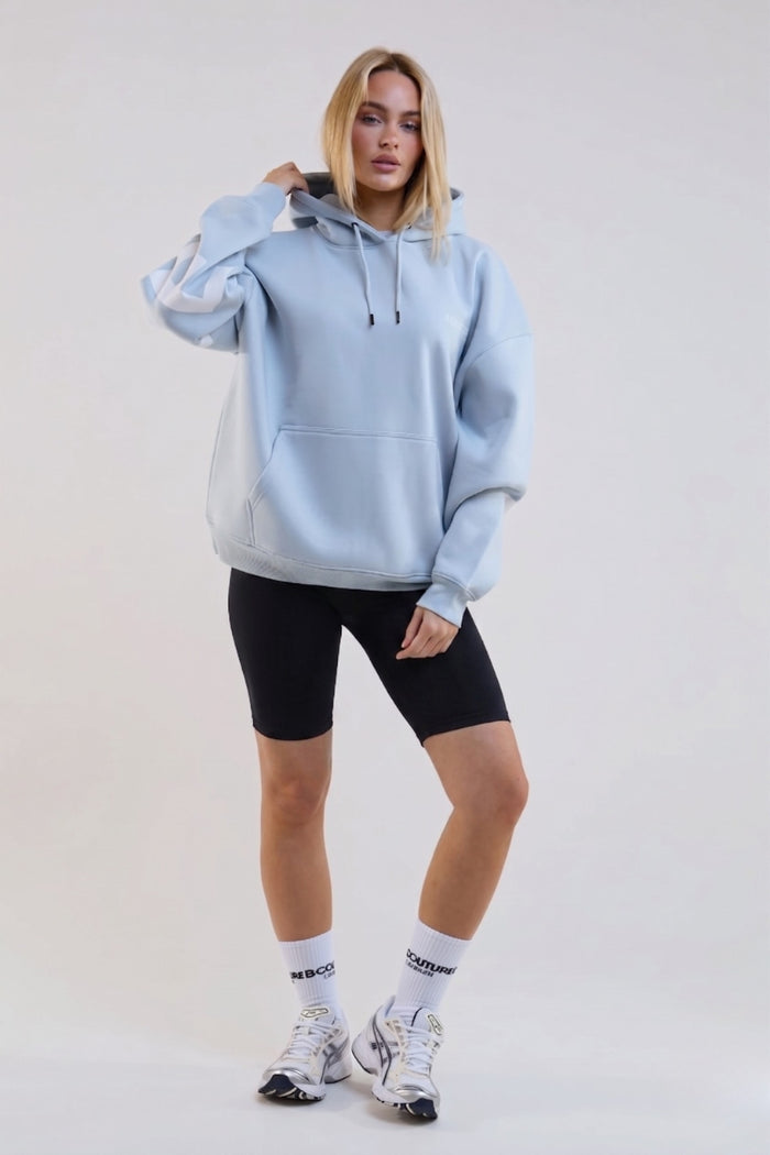 VXN Cycling Shorts, Hoodie & T-Shirt Set - Blue/Black
