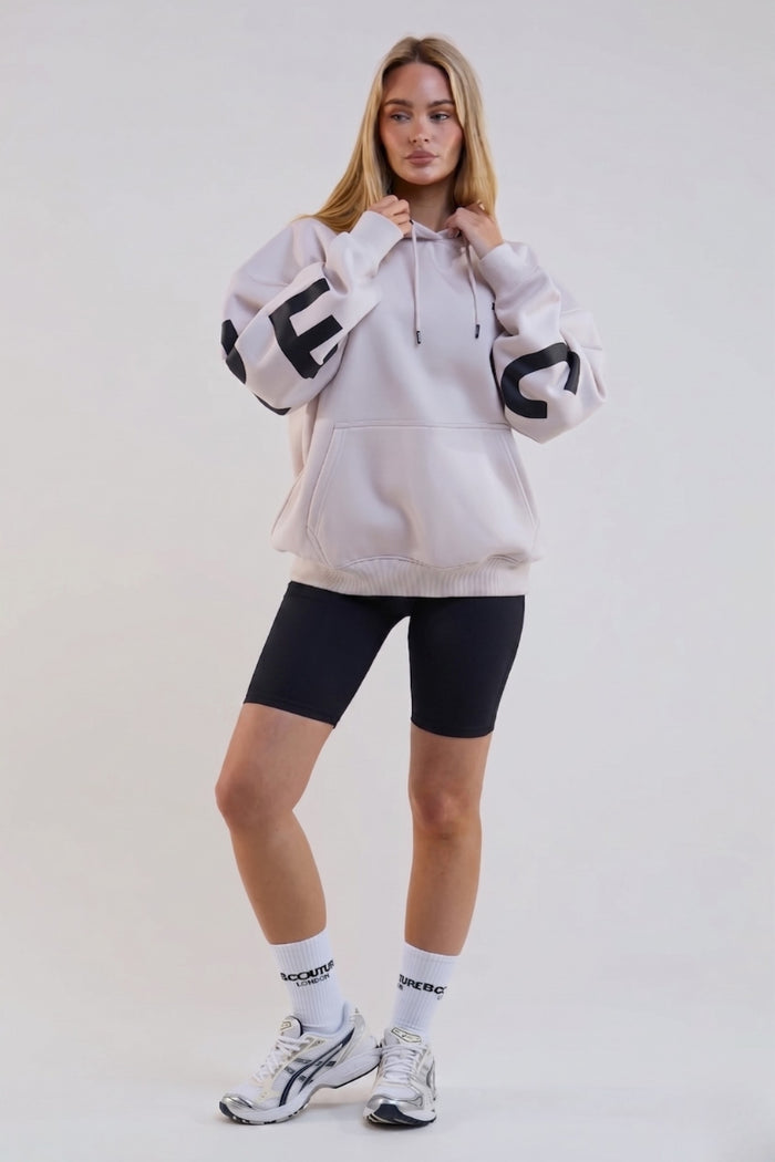 VXN Cycling Shorts, Hoodie & T-Shirt Set - Stone/Black