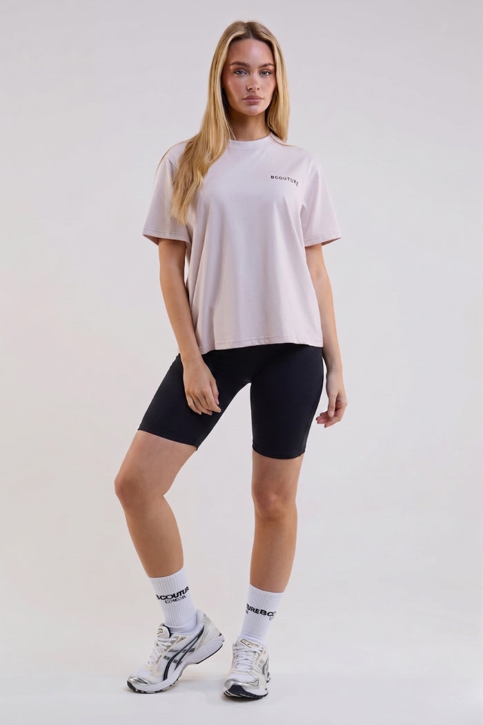VXN Cycling Shorts, Hoodie & T-Shirt Set - Stone/Black