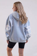 VXN Girls Cycling Shorts, Hoodie & T-Shirt Set - Blue