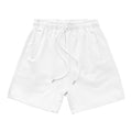 White 16 oz Fleece Shorts