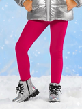 Winter Rose Fleece Leggings