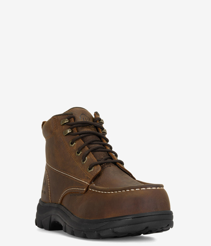 Wolverine Carlsbad 6" Moc-Toe Steel Toe Work Boot - Sudan Brown