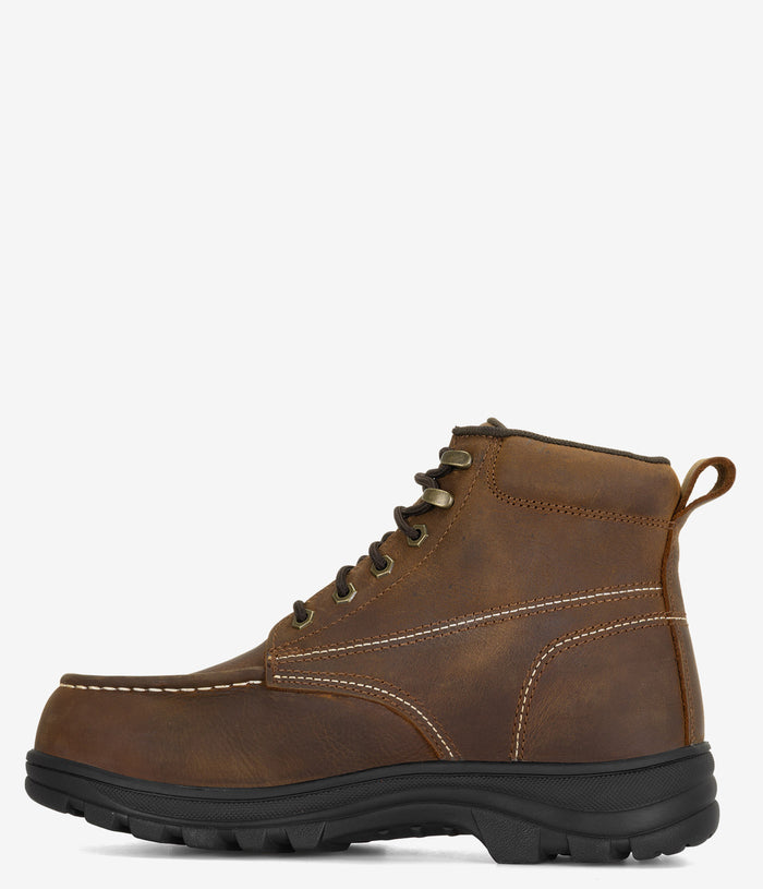 Wolverine Carlsbad 6" Moc-Toe Steel Toe Work Boot - Sudan Brown