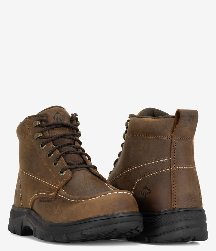 Wolverine Carlsbad 6" Moc-Toe Work Boot - Sudan Brown