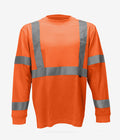 Wolverine Hi Vis Caution Long Sleeve Tee - Orange