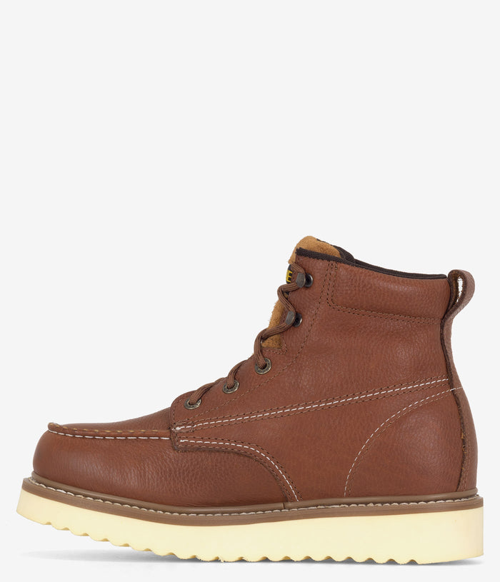 Wolverine Moc-Toe 6" Wedge Work Boot - Tan