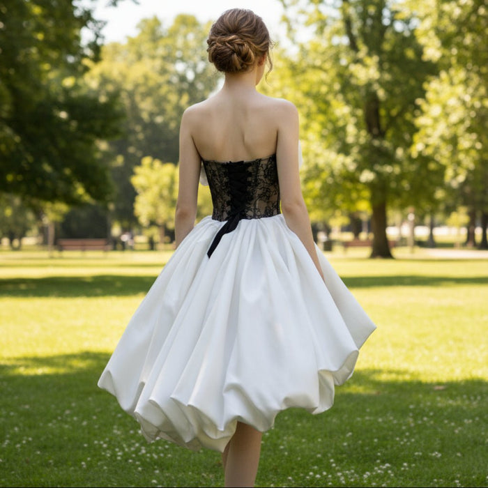 Women's Midi Above the Knee Hi Lo Formal Dress Cocktail Gowns - Rosymae