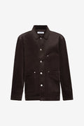 ETUDES STUDIO WORKER CORD JACKET DARK BROWN 1