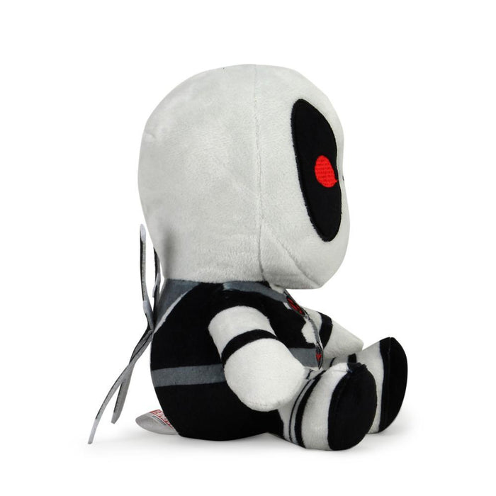 Marvel X-Force Deadpool Phunny plush by Kidrobot featuring a soft, detailed Deadpool character plush toy with X-Force logo.