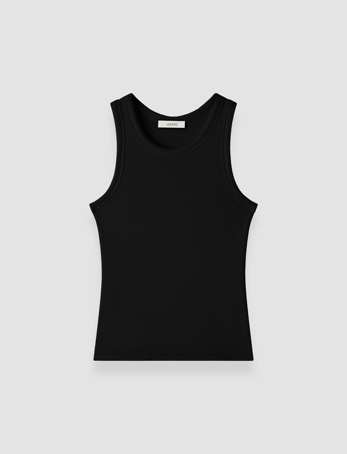 Yeux Cotton Rib Vest