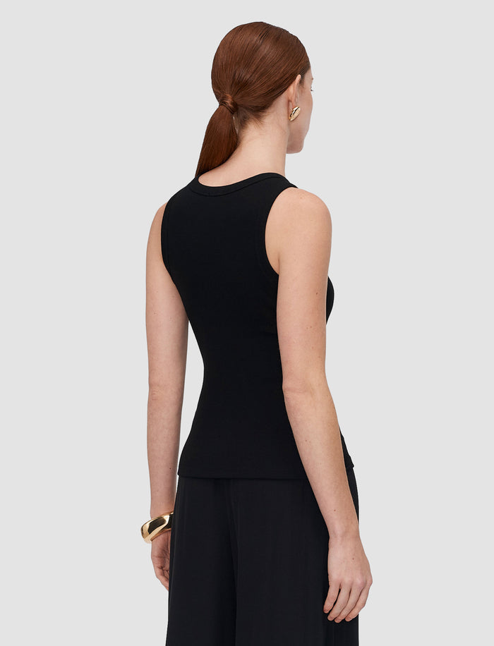 Yeux Cotton Rib Vest