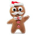 Yummy World 16-inch Gingerbread Man Jimmy interactive plush toy with smiling face and embroidered details, soft and huggable.