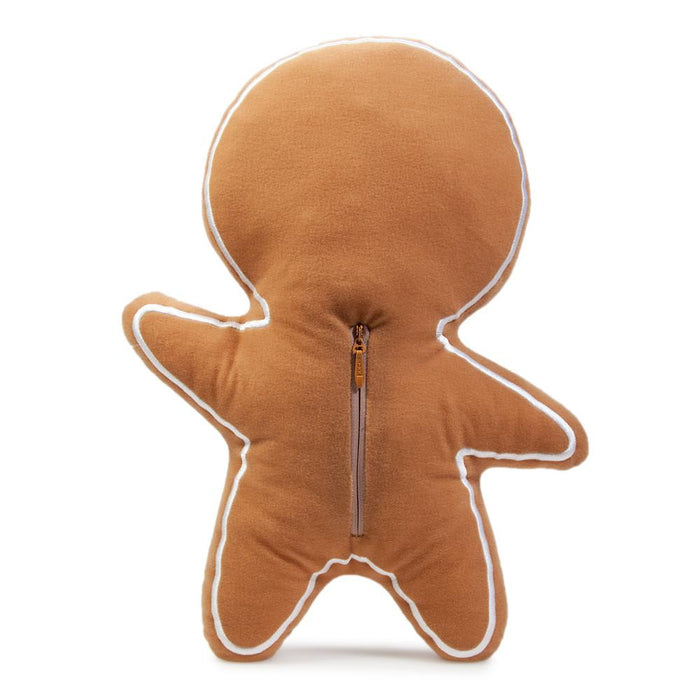Yummy World 16-inch Gingerbread Man Jimmy plush toy with interactive features, soft fabric, and detailed gingerbread cookie design.