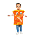 Yummy World Arnold and the Cheesy Puffs kids costume, colorful cartoon-inspired apparel with cheese puff character design.