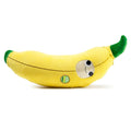 Yummy World Bruce the Banana interactive plush by Kidrobot, soft fabric character with playful design and vibrant yellow color.