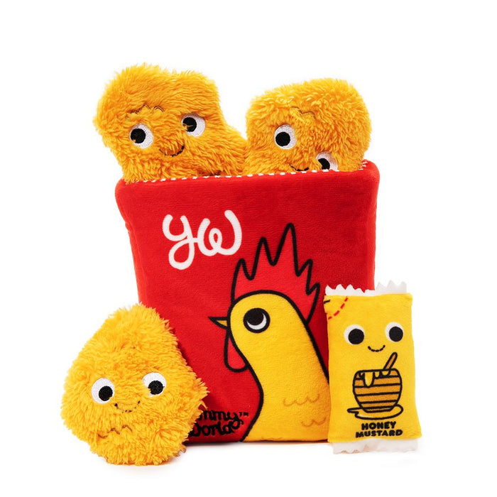 Yummy World Camille the Yummy Meal XL plush toy by Kidrobot, soft interactive plush with colorful character design.