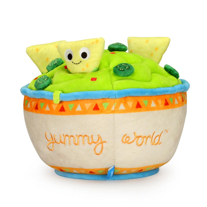 Large Yummy World Chips and Guac plush toy featuring colorful, soft fabric and interactive elements for kids and plush enthusiasts.